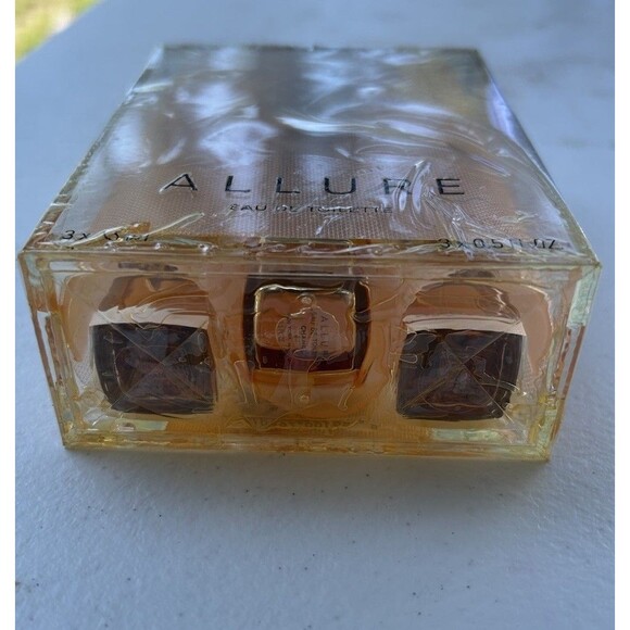 Chanel Allure Eau De Toilette 0.5 Fl Oz 15ml ×2 Travel Set With case - Picture 6 of 8